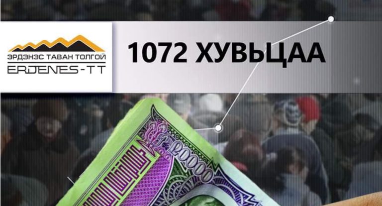 1072 хувьцааны ногдол ашгийнхаа мөнгийг хандивлана гэж 769 хүн хариулжээ