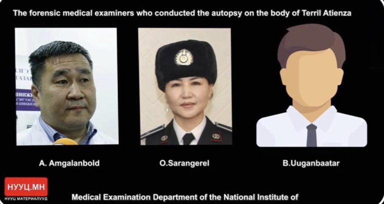 Талийгаач үйлчлэгч эмэгтэйд задлан шинжилгээ хийсэн гурван шинжээчийг хаана ямар ажил хийж байгааг олж тогтооход…